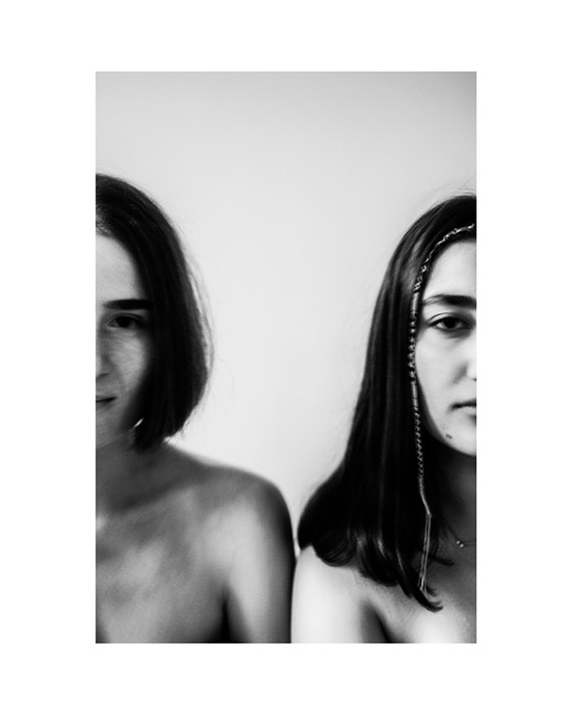 The band Tiezerk, photographed by Lilit L Hovhanni: a monochrome group portrait.