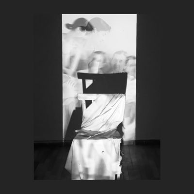 Poster for Chair of oblivion, Yerevan 2024, with work by Lilit L Hovhanni