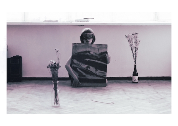 Purple ink, limited edition print by Lilit L Hovhanni