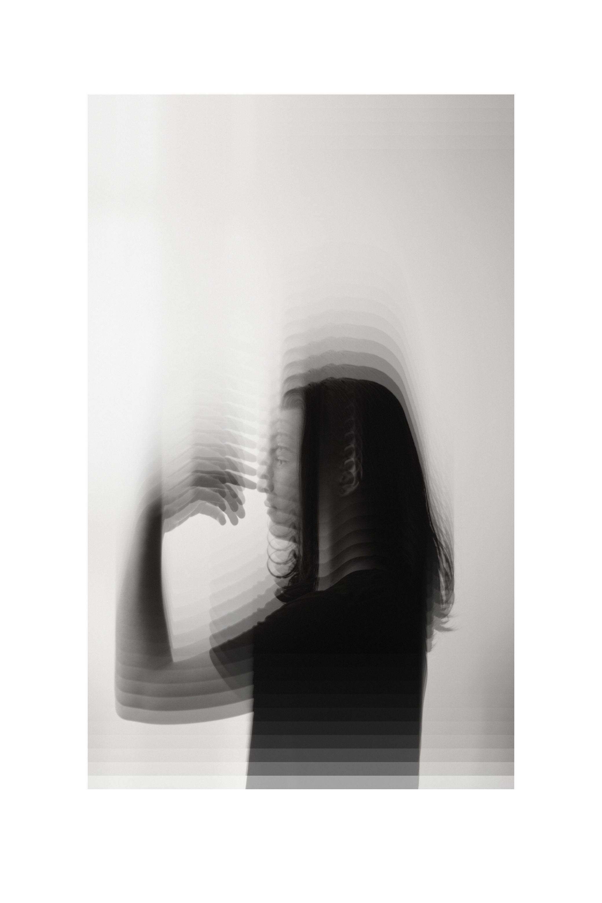 Repeated frames of a single moment, from Repetition by Lilit L Hovhanni.